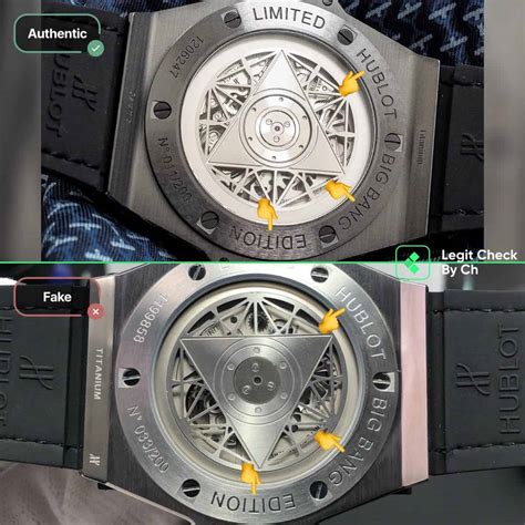 fake hublot watches vs real|how to check authentic hublot.